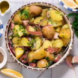 Салат картопляний в восьминогом