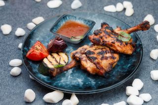 Перзола з овочами гриль 