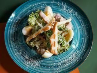 Салат Цезар з лососем (205г)