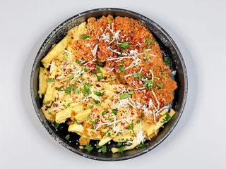 Fries+ з хрустким курячим бедром (300г)