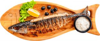 Скумбрія гриль (подається з соусом Тартар) (1 шт)