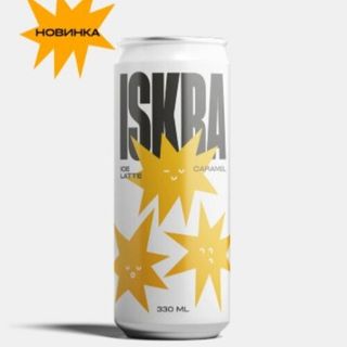 Напій в банці ТМ ISKRA Ice Latte Caramel