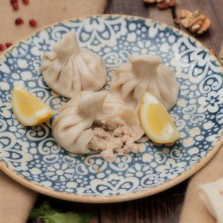 Хінкалі з лососем