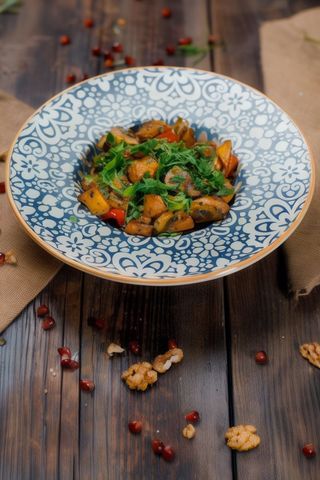 Оджахурі з грибами