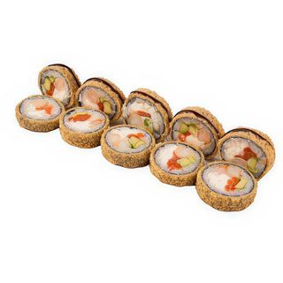 Теплий рол з лососем та креветками 340 г