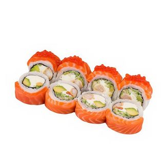 Рол Філадельфія з лососем та креветками 350 г