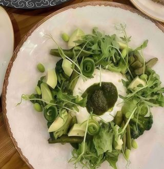 Зелений овочевий салат (220г)