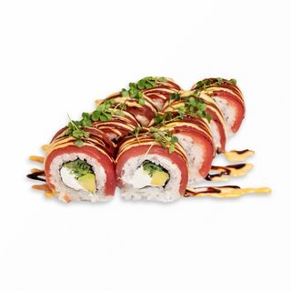 Рол з тунцем, чілі майо та унагі юзу (330г)