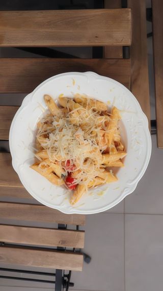 Паста з лососем 