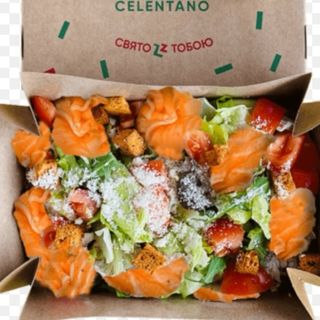 Салат Цезар з лососем( 220г)