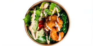 Боул-поке з креветкою попкорн (317г)