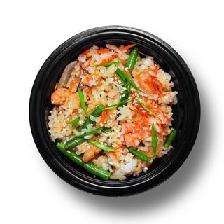 Рис з морепродуктами у вершковому соусі - 385 г