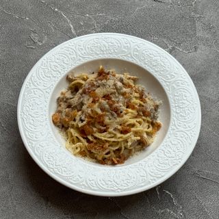 Спагеті з грибами