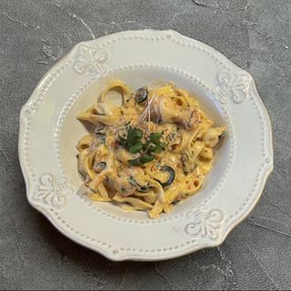 Паста з креветками