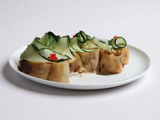 Млинці з куркою та грибами