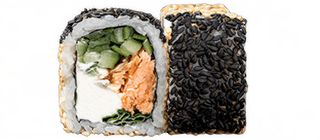 Рол з печеним лососем Теріякі (250г)
