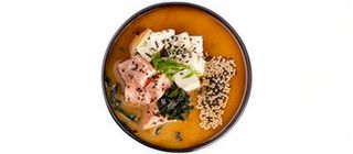 Суп Місо-ширу з лососем (320г)