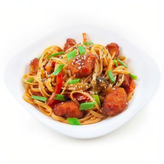 Локшина з куркою темпура (400г)