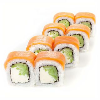 Рол Фiладельфiя з копченим лососем (235г)