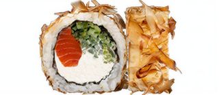 Рол Камікадзе з копченим лососем (235г)