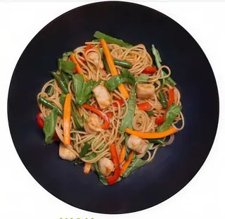 Wok з куркою