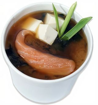 Місо суп з лососем