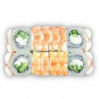 Рол Філадельфія з тигровою креветкою