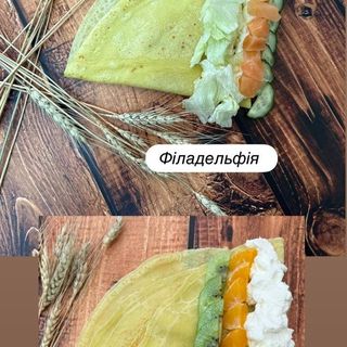 Сет з 2-х млинців: Різдвяний + Філадельфія