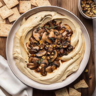 Хумус із смаженими грибами 