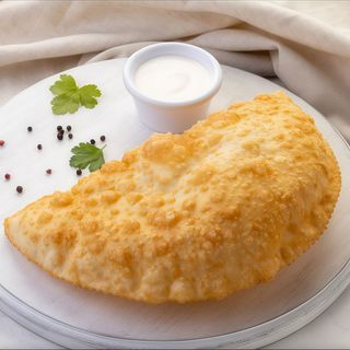 Чебурек 3 сири +зелень XL