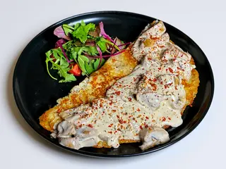 Скажений дерун з куркою та грибами (510 гр)