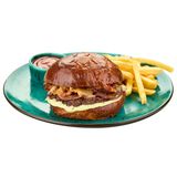 Бургер з беконом та соусом Джек Дениелс