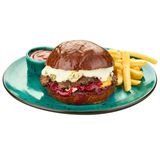 Даблбургер з Чеддером та вишневим конфі