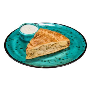 Листковий тарт з сиром та шинкою  (190г)