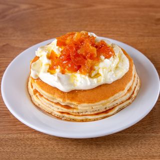 Панкейки з маскарпоне та апельсином