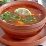 Солянка збірна з копченостями