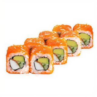 Рол Каліфорнія краб мікс ікра (200г)