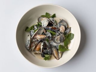 Мідії у вершковому соусі (500 г.)