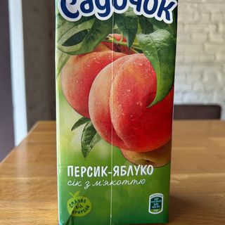 Сік садочок персик-яблоко 0.950