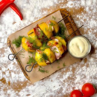 Картопля з беконом