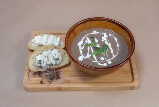 Грибний крем-суп з сиром та чіабатою (270г)