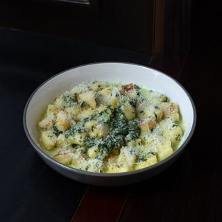 Ньокі в шпинатному соусі