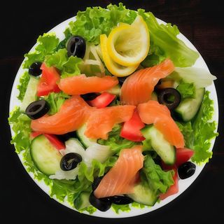 Салат з лососем (250 г)