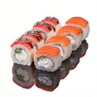  Філадельфія Дуєт Тунець-лосось рол (261 г)