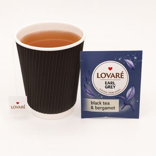 Чай Чорний з бергамотом пакетований (350мл)