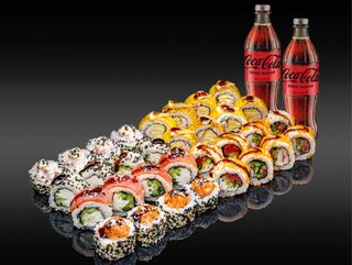 Комбо Сет Лютого + 2шт Coca-Cola Zero 0,5 л