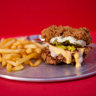 Double chicken sandwich MENU