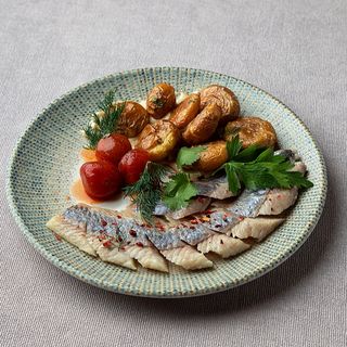 Оселедець з картоплею