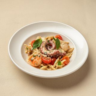 Троф'є з морепродуктами