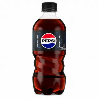 Пепсі Black, нуль цукру пет, 0.33л